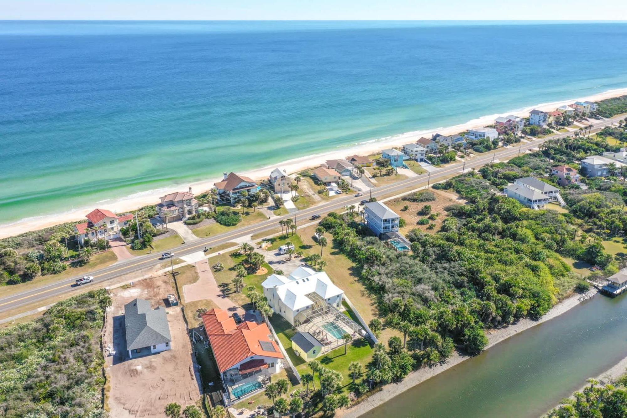 Flagler Beach Bed And Breakfast Pool Bbq Suite 外观 照片