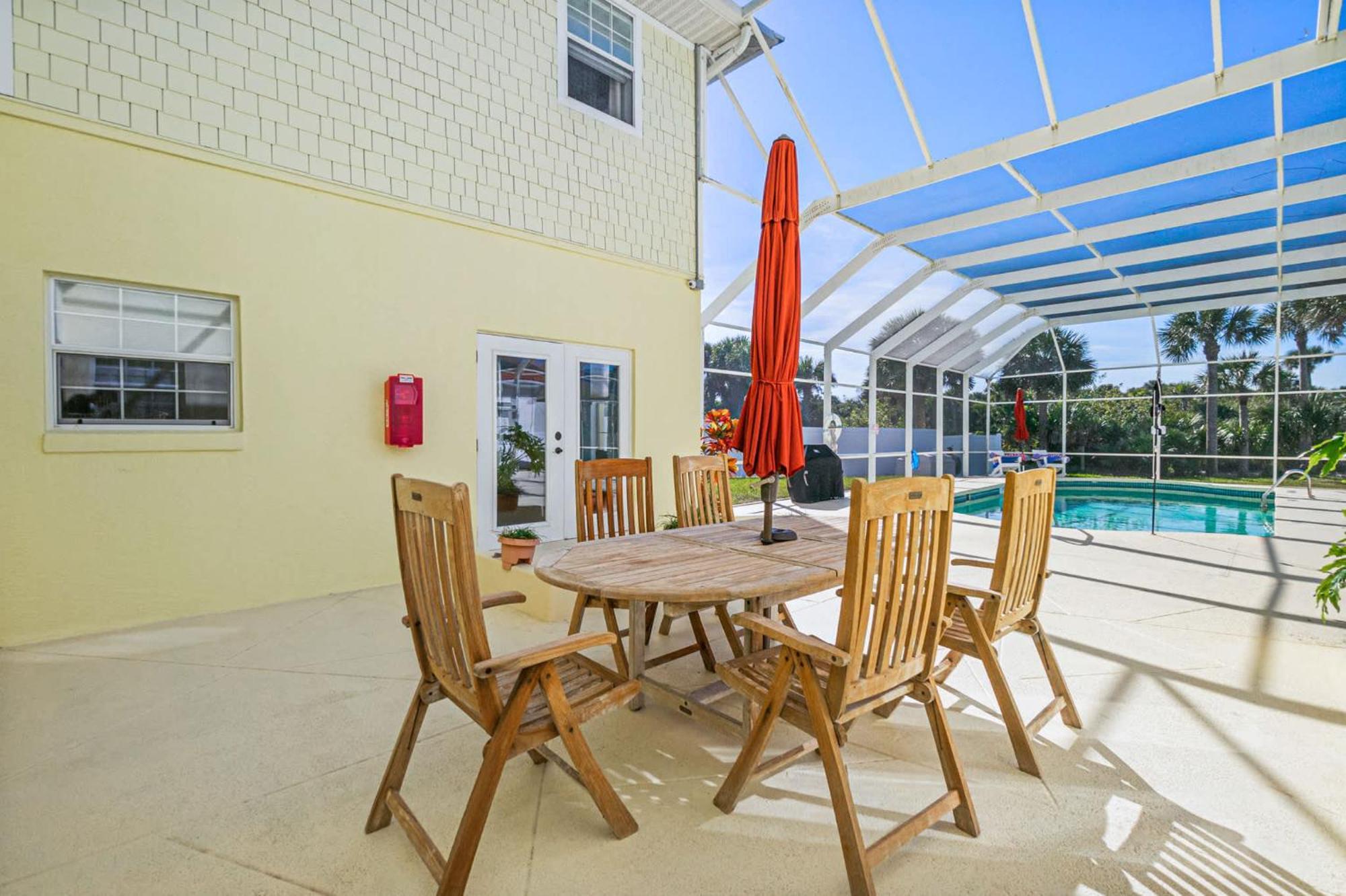 Flagler Beach Bed And Breakfast Pool Bbq Suite 外观 照片