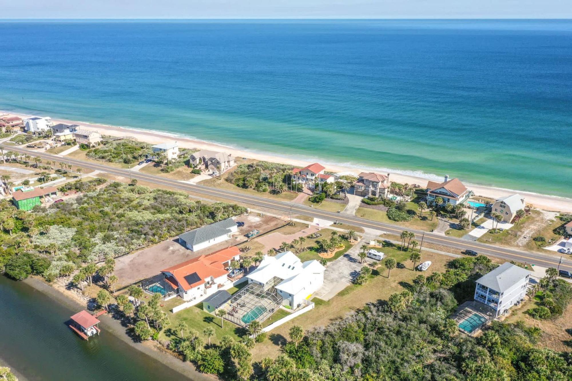 Flagler Beach Bed And Breakfast Pool Bbq Suite 外观 照片