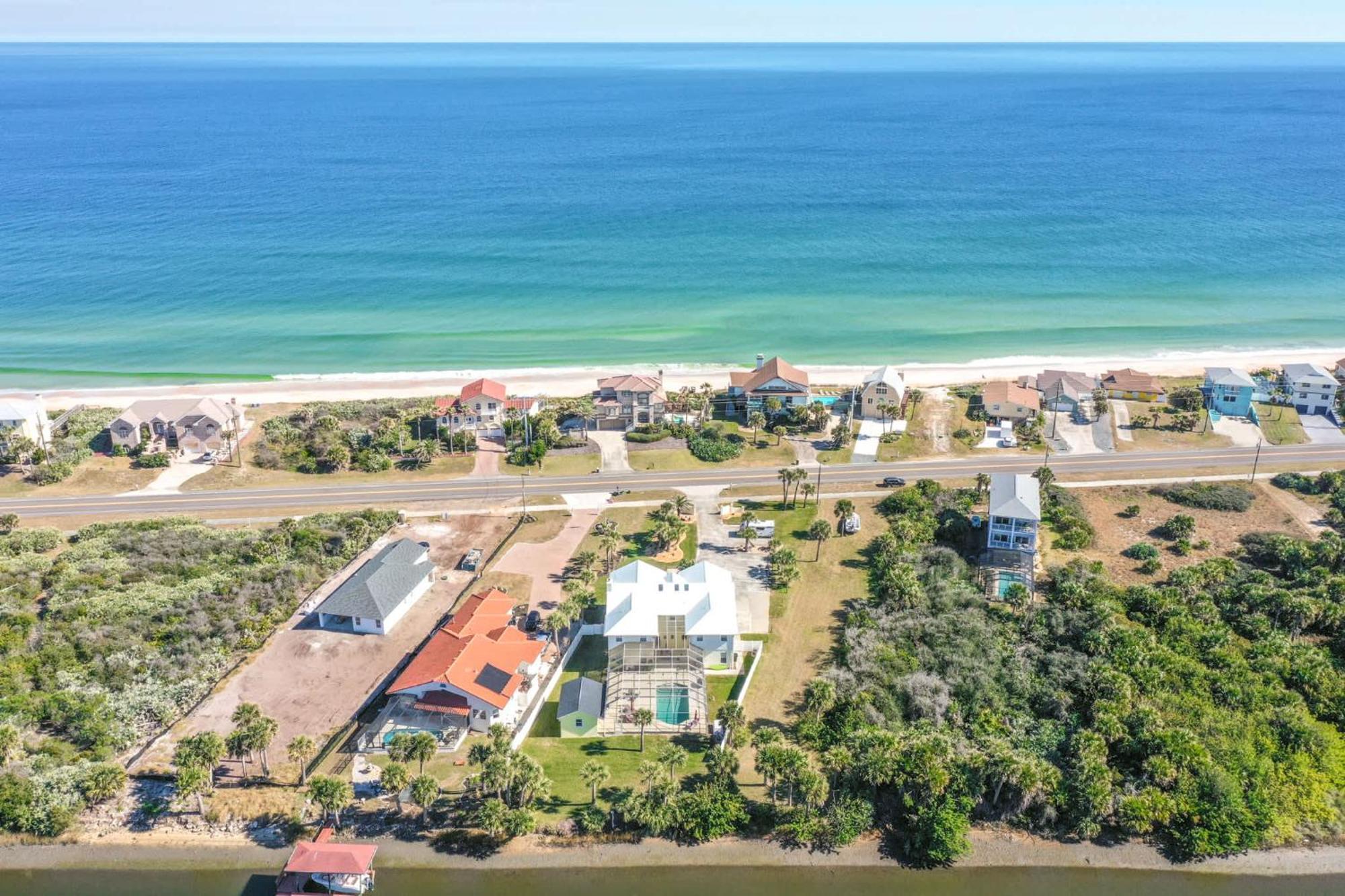 Flagler Beach Bed And Breakfast Pool Bbq Suite 外观 照片