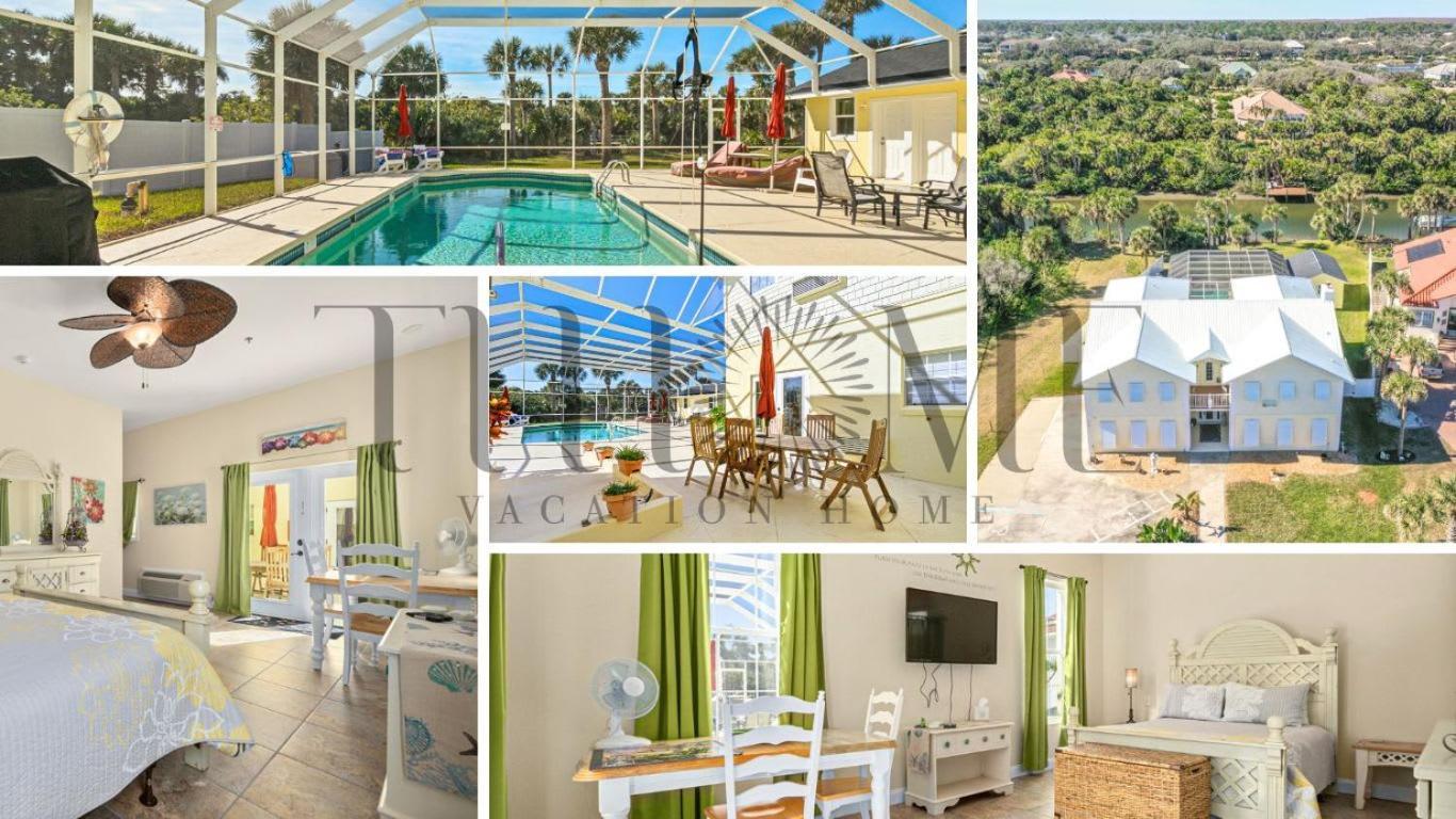 Flagler Beach Bed And Breakfast Pool Bbq Suite 外观 照片