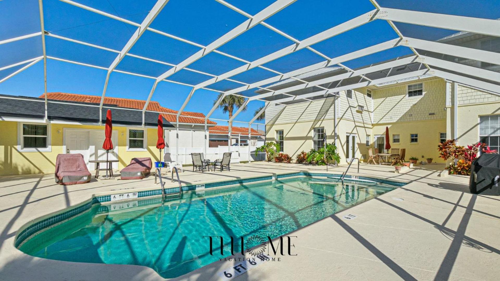 Flagler Beach Bed And Breakfast Pool Bbq Suite 外观 照片