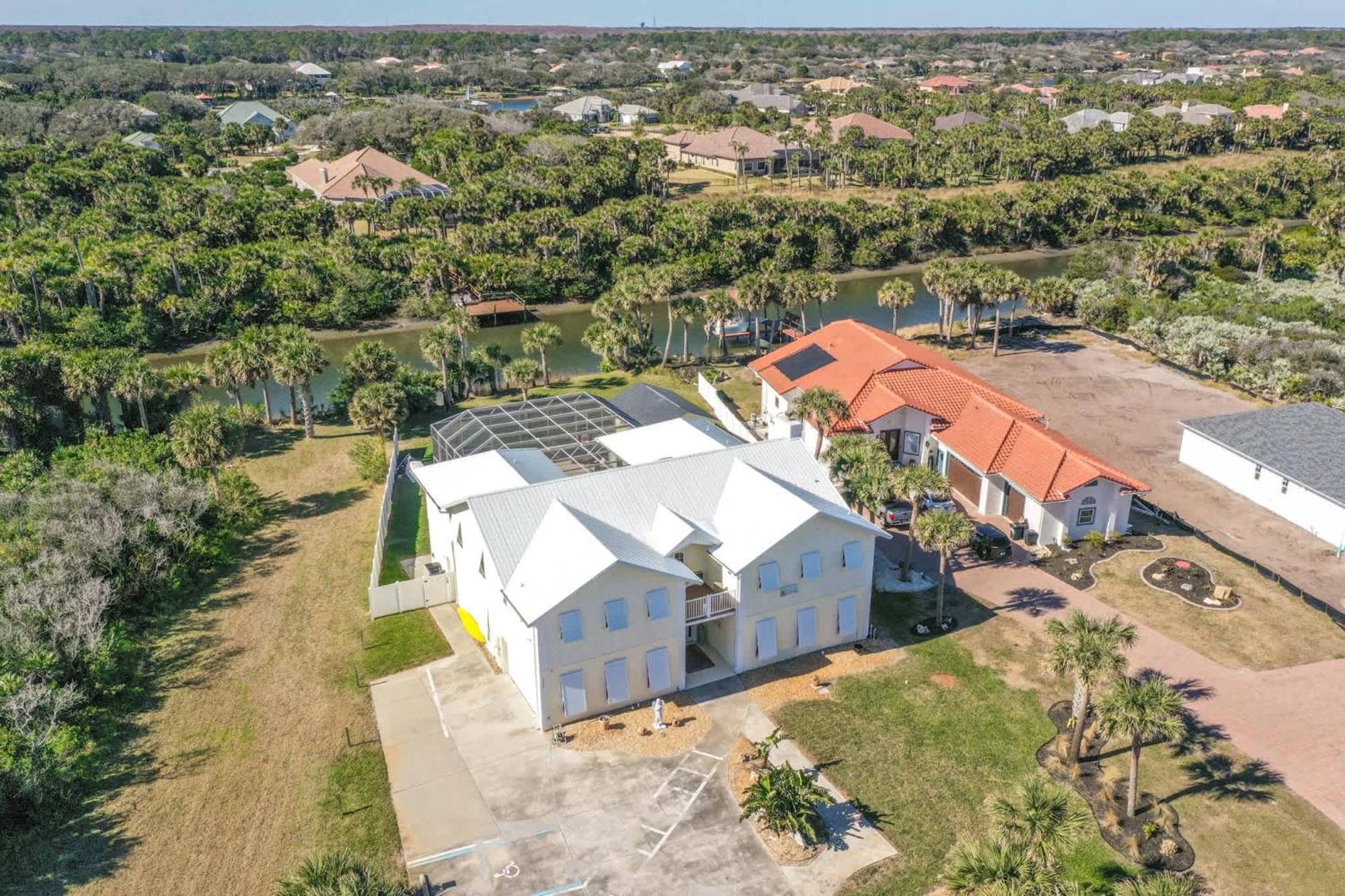 Flagler Beach Bed And Breakfast Pool Bbq Suite 外观 照片