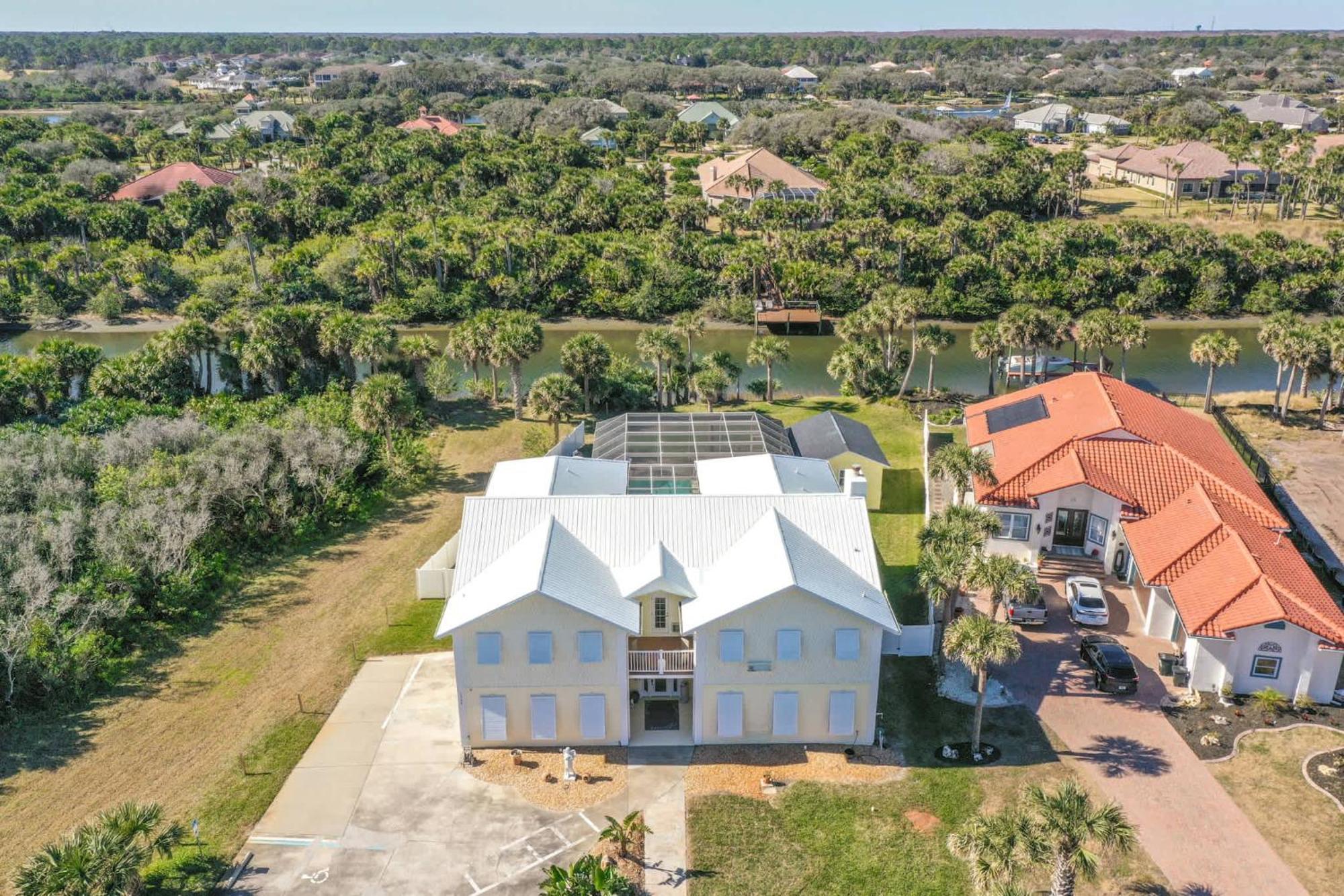 Flagler Beach Bed And Breakfast Pool Bbq Suite 外观 照片